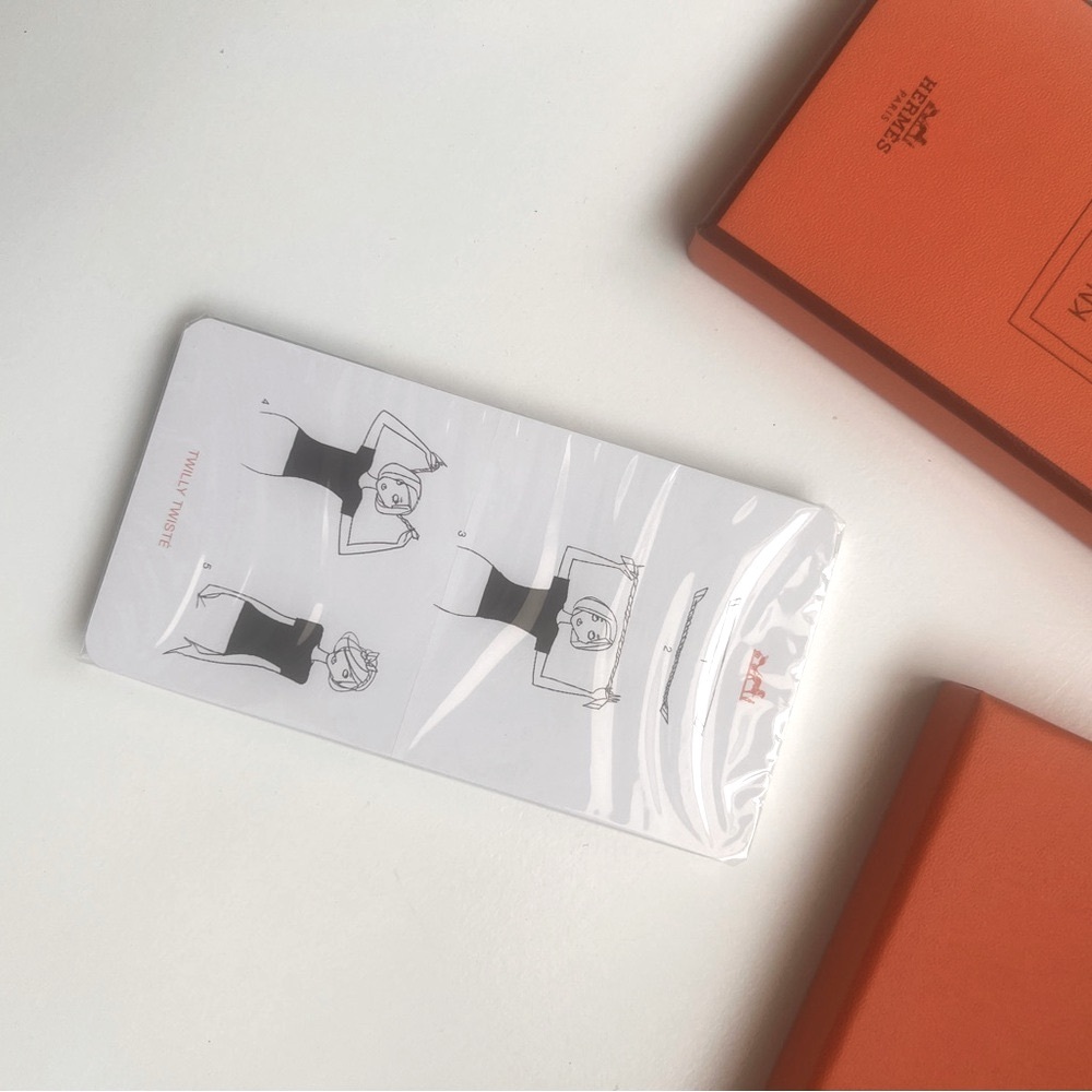 HERMES Scarf Tie Cards